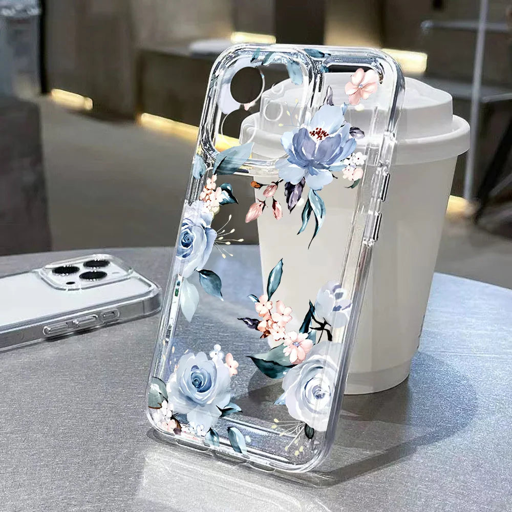 Flower Clear Phone Case