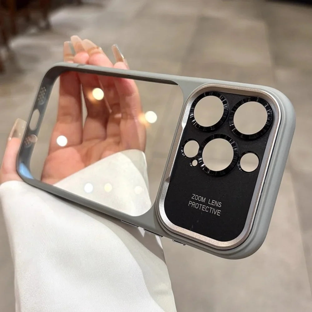 Luxury Magnetic Metal TPU Case For iPhone