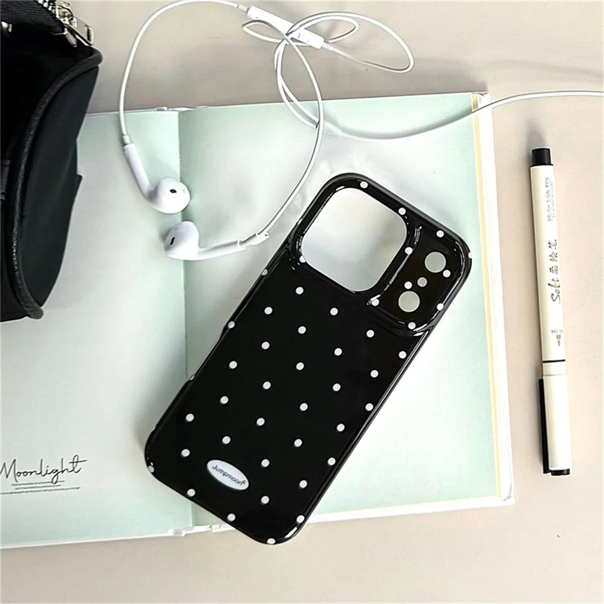 Korean Cute Polka Dot Phone Case For iPhone