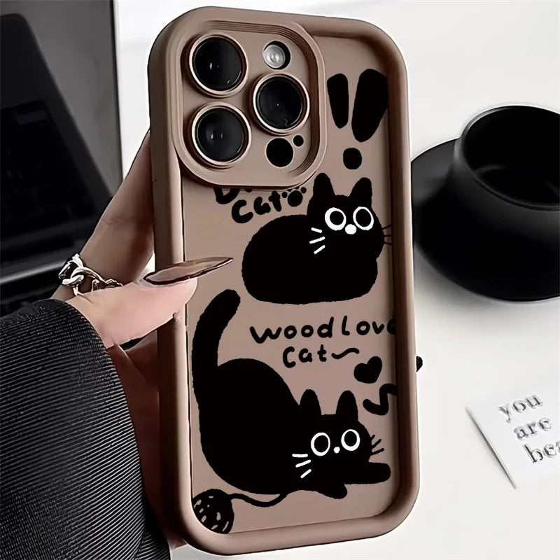 Black Cat Phone Case