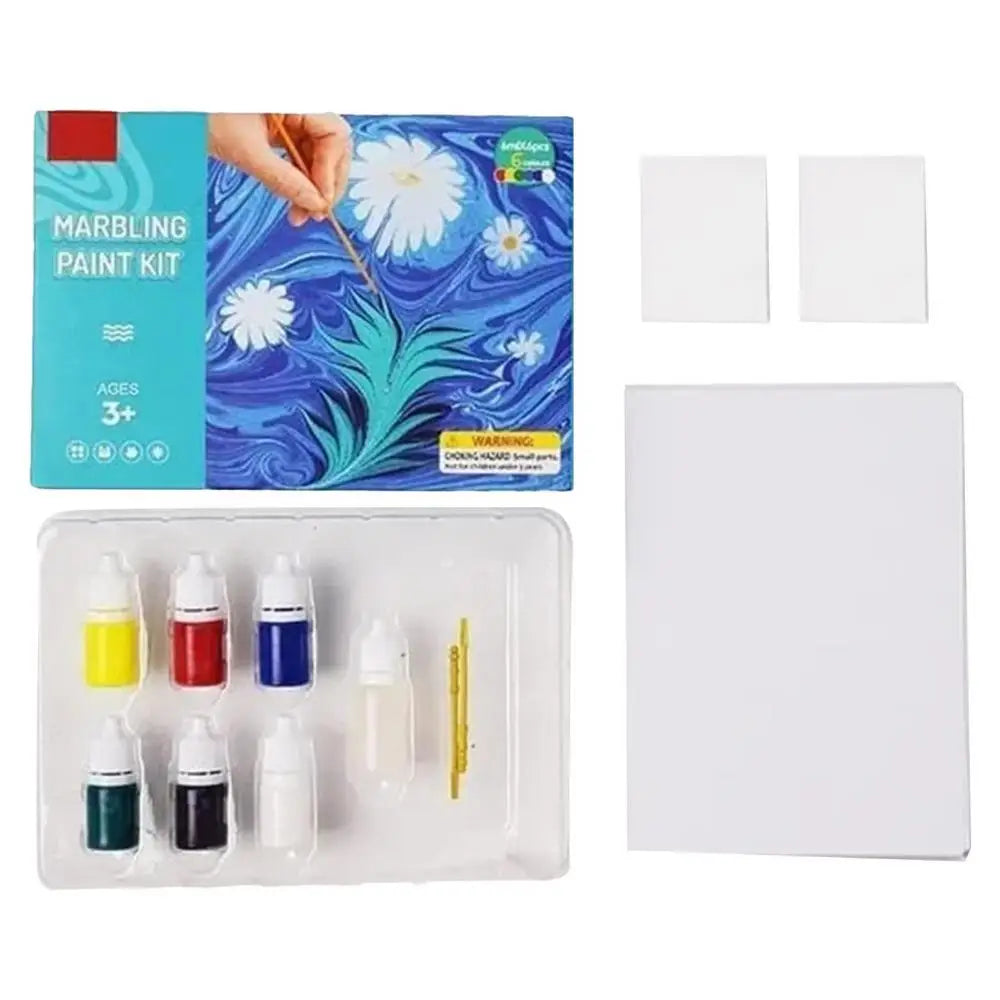 Water Marbling Paint Set – DIY Art Kit for Kids & Adults