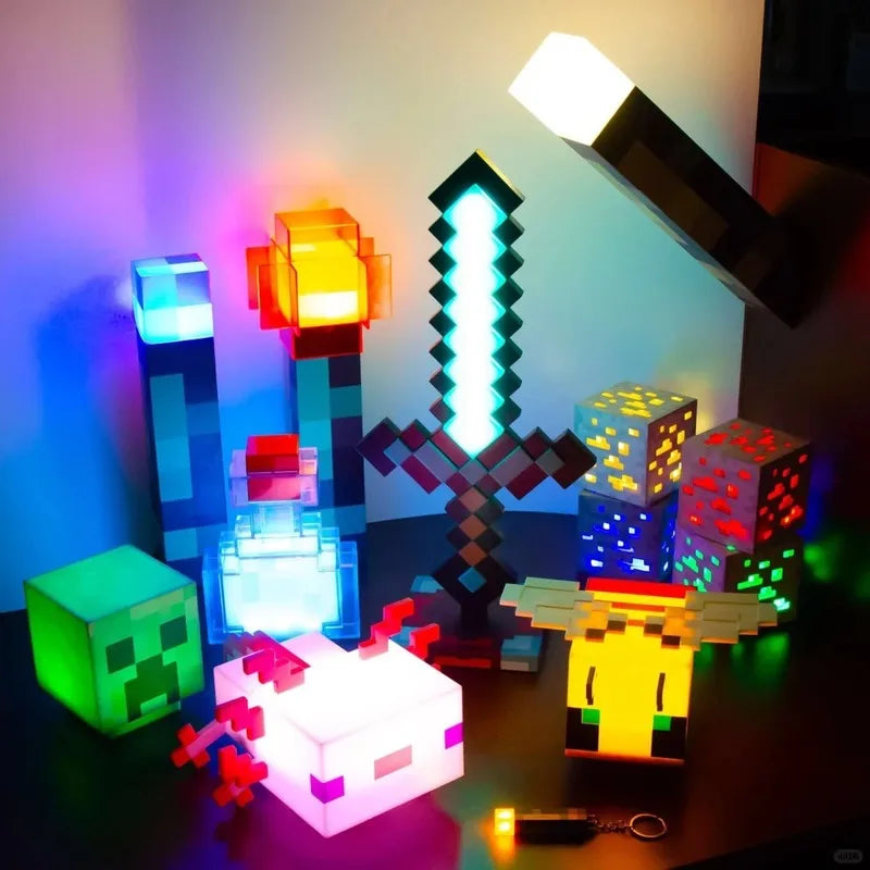 Minecraft Treasure items LED Night Light for Kids