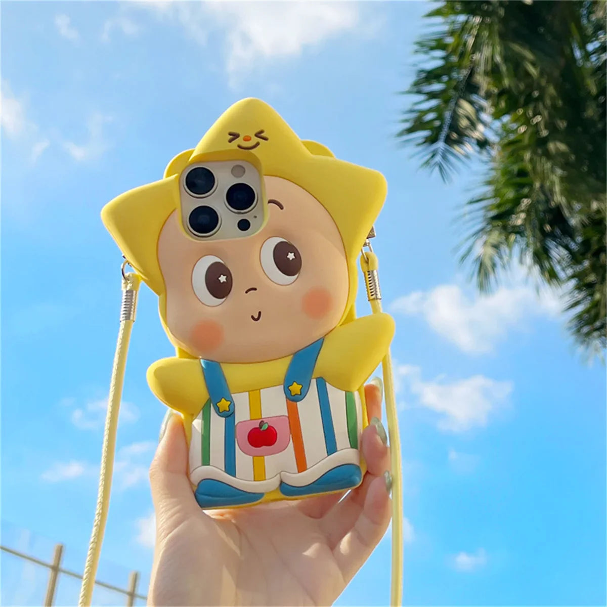 Kawaii Cartoon Star Baby Phone Case For iPhone
