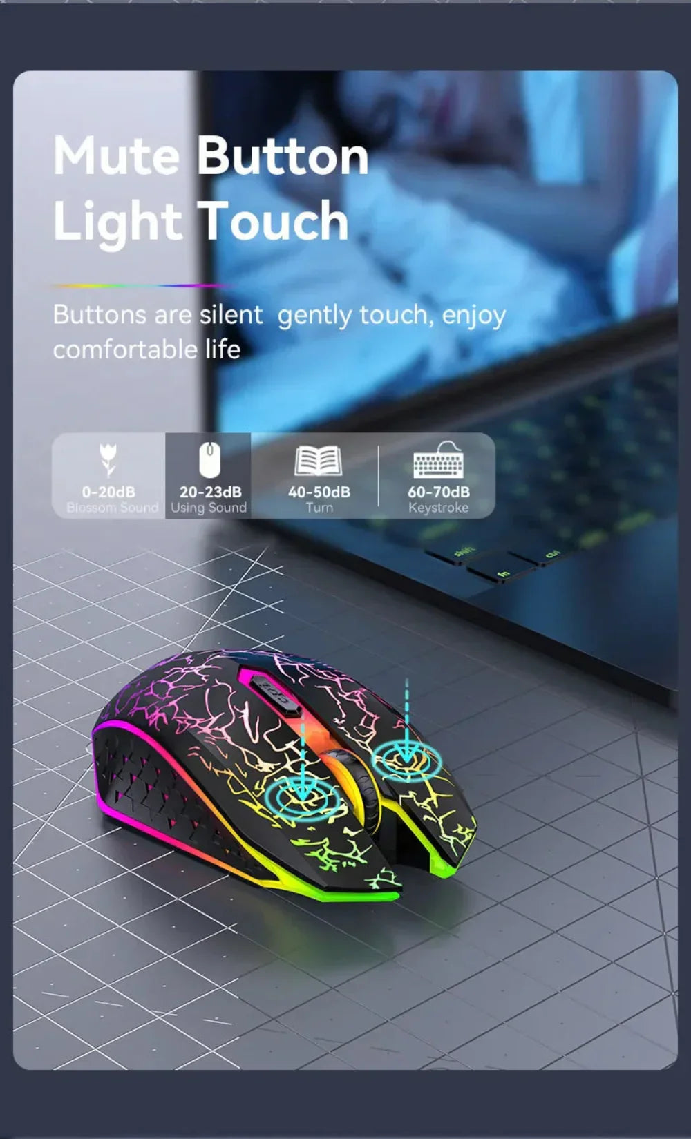 Dragon RGB Wireless Gaming Mouse
