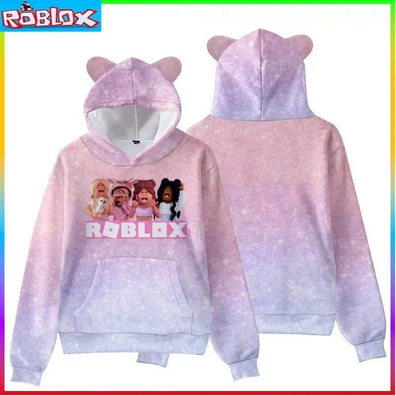 Roblox Cat Ear Hooded Sweatshirt