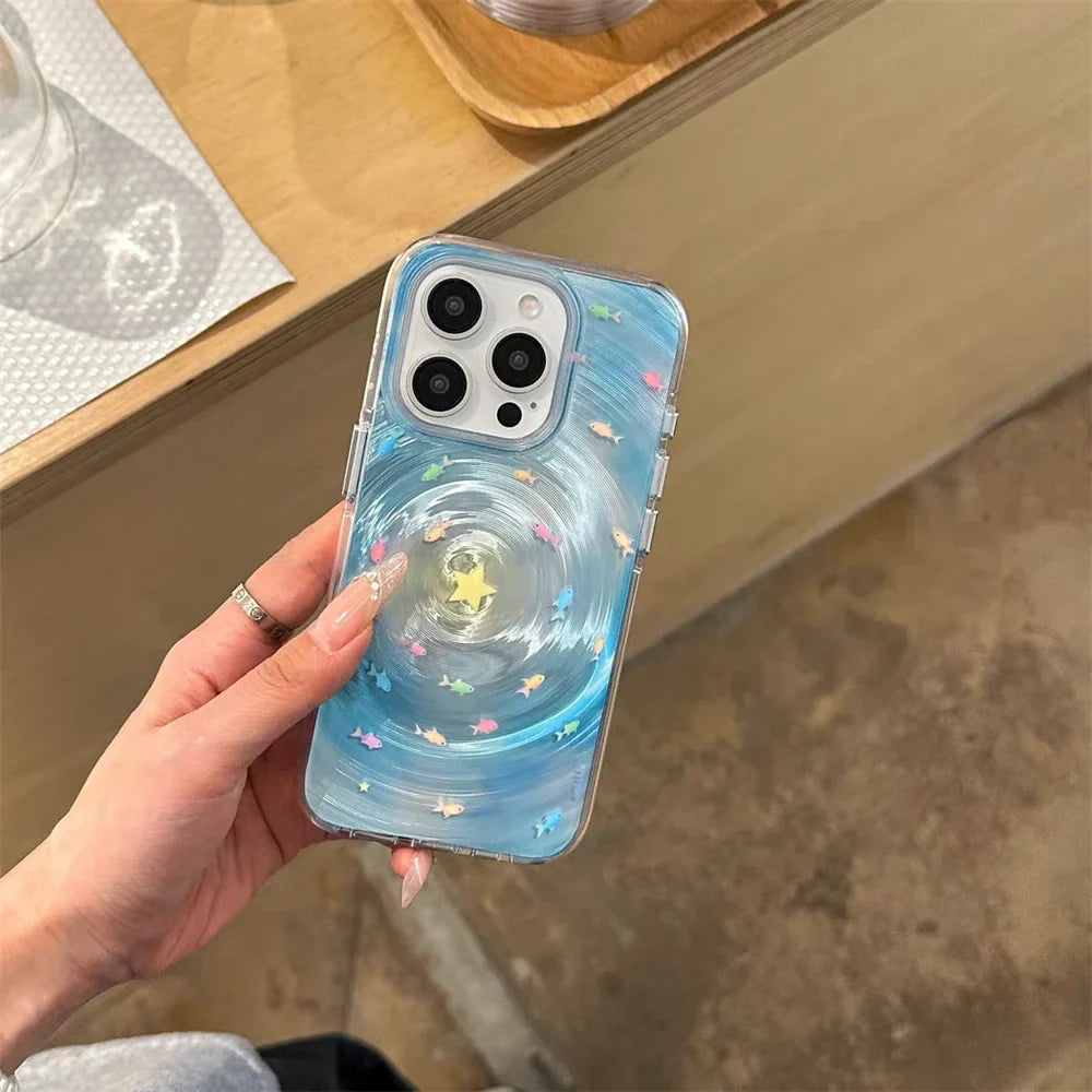 Fashion Vortex Small Fish Phone Case
