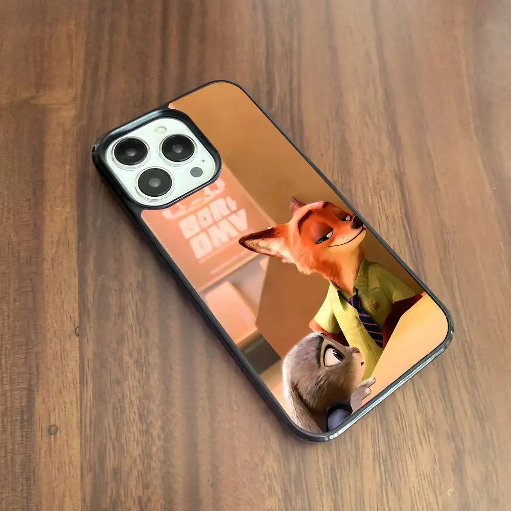 Cartoon Zootopia Phone Case Suitable For iPhone