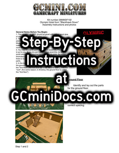 28mm Olympic Hotel from Blackhawk Down - 28MMDF102