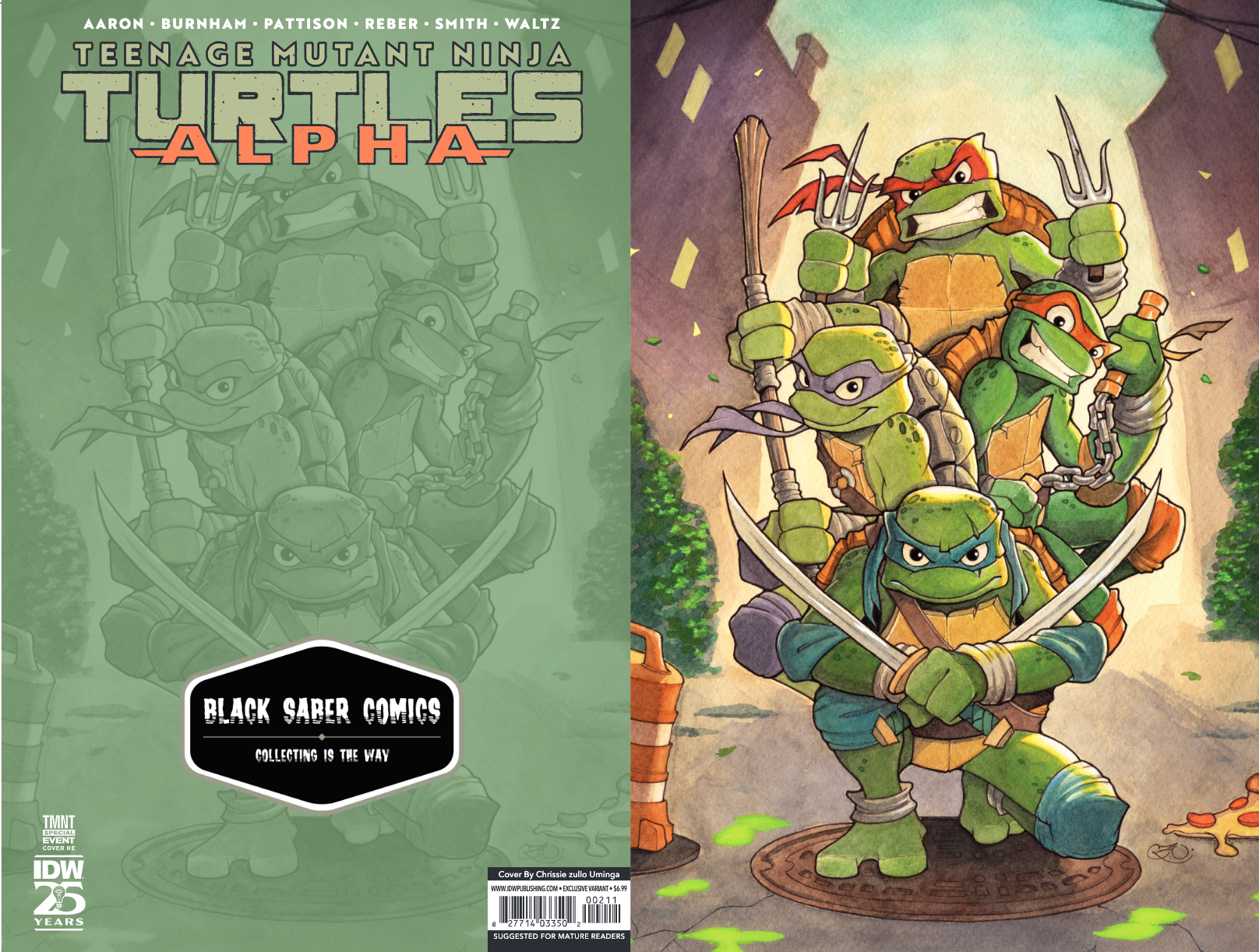 Teenage Mutant Ninja Turtles: Alpha Variant RI Chrissie Zullo Uminga Virgin Exclusive (06/05/2024)
