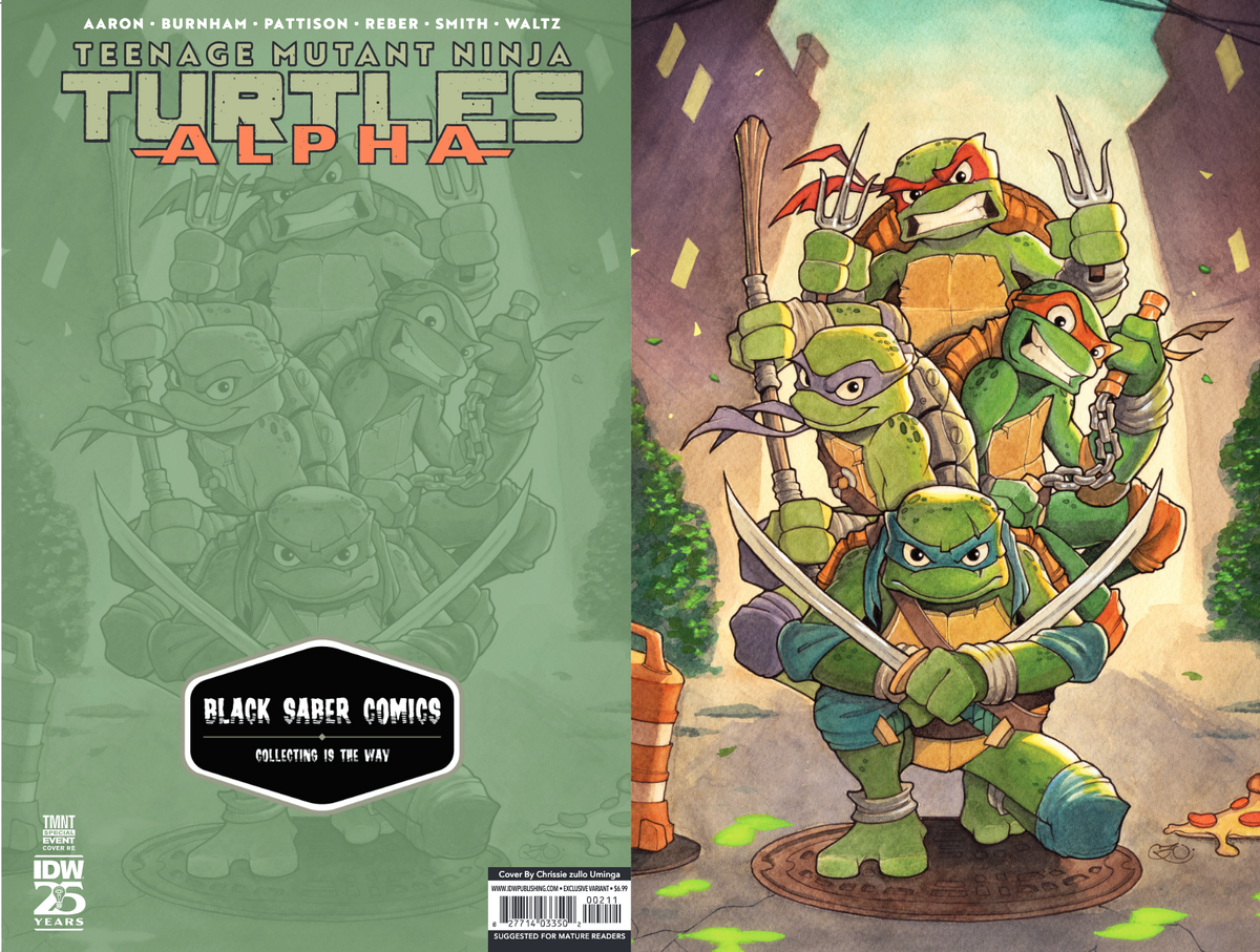Teenage Mutant Ninja Turtles: Alpha #1 Variant RI Chrissie Zullo Uminga Virgin Exclusive (06/05/2024)