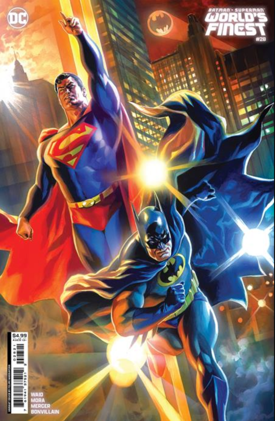 BATMAN SUPERMAN WORLDS FINEST #28 CVR C FELIPE MASSAFERA CARD STOCK VAR (06/19/2024)
