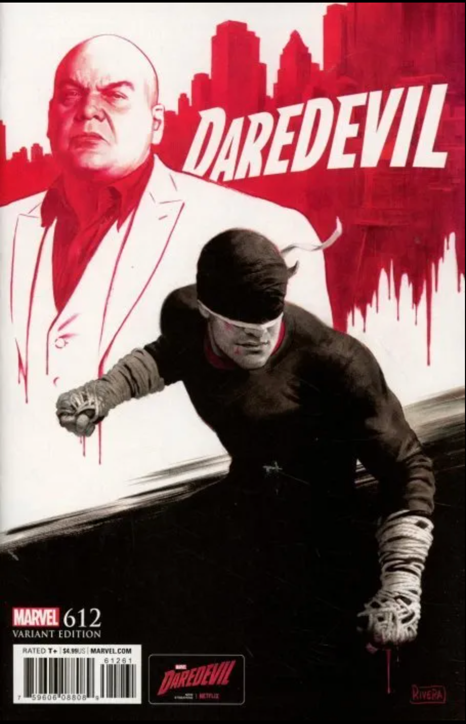 DAREDEVIL #612 1:10 TV KINGPIN COX D'ONFRIO VAR (11/28/2018)