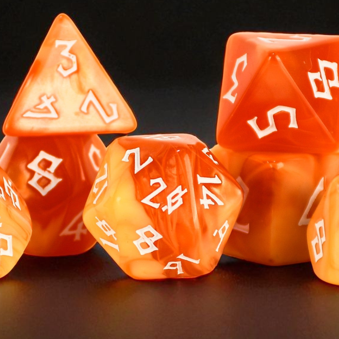 Screwdriver Cocktail Acrylic Dice Set