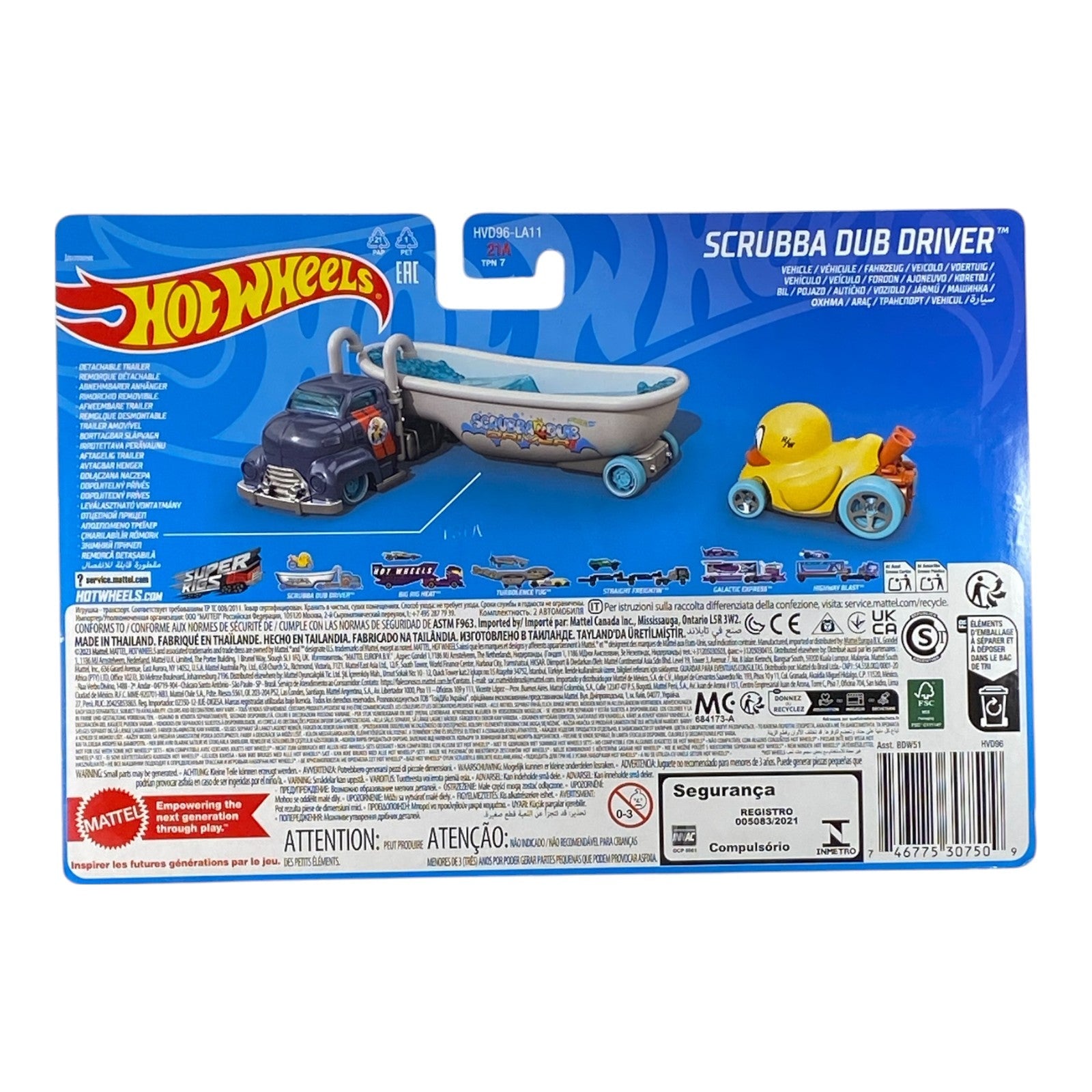 Hot Wheels Scrubba Dub Driver - Super Rigs Series