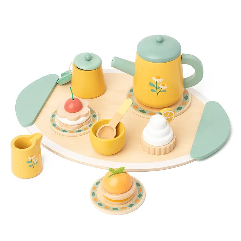 Kids Afternoon Tea Play Set – Pretend Play Kitchen Toy for Girls