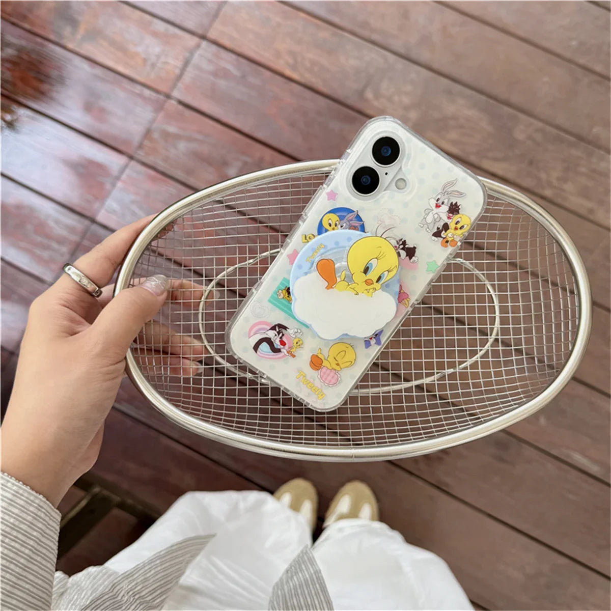 Funny Cute Duck Little Bird Magnetic Phone Case For iPhone