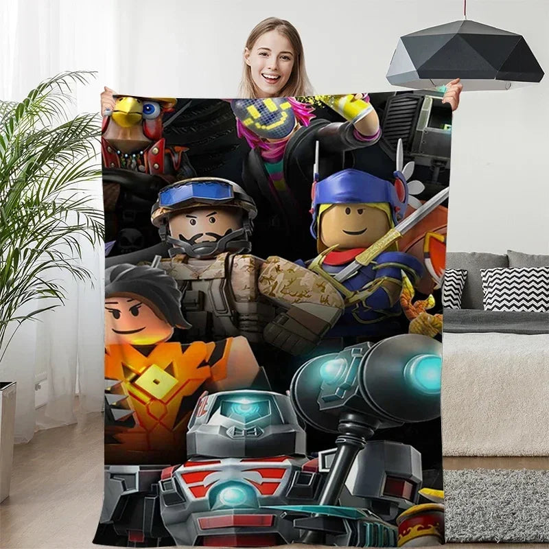 Roblox Game Winter Sofa Blanket