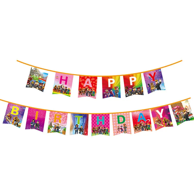 Roblox Birthday Party Decor Set