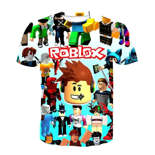 Roblox Kids 3D Printed T-Shirt
