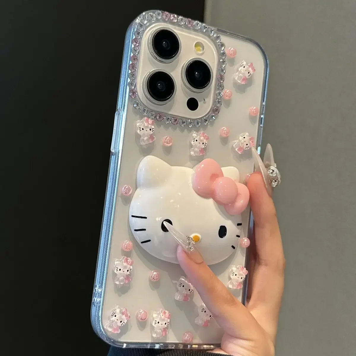 Kawaii Hello Kitty Cartoon Phone Case Suitable For iPhone
