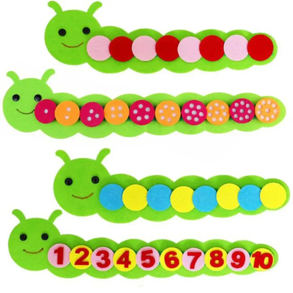 Montessori DIY Caterpillar Math Toy – Educational Learning Tool