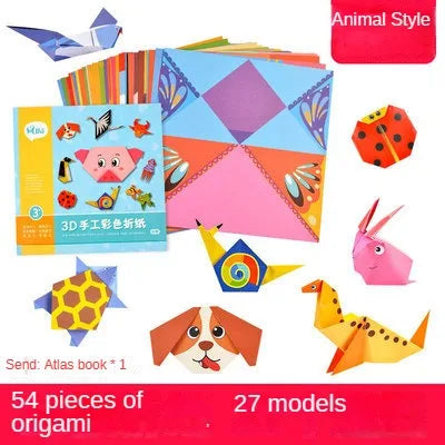 3D Cartoon Animal Origami DIY Craft Kit