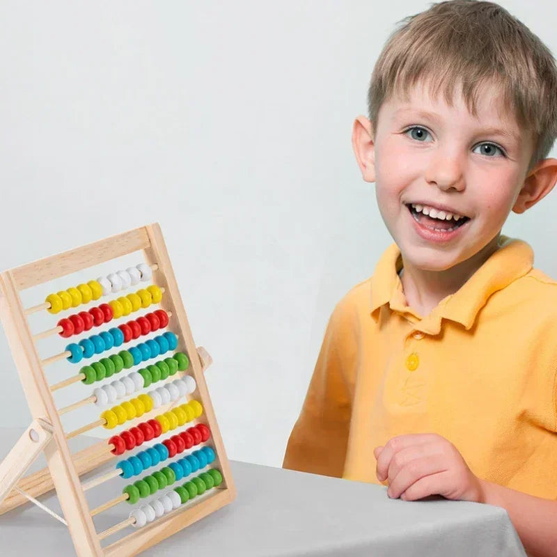 Wooden Counting Abacus – Math Learning Toy for Toddlers