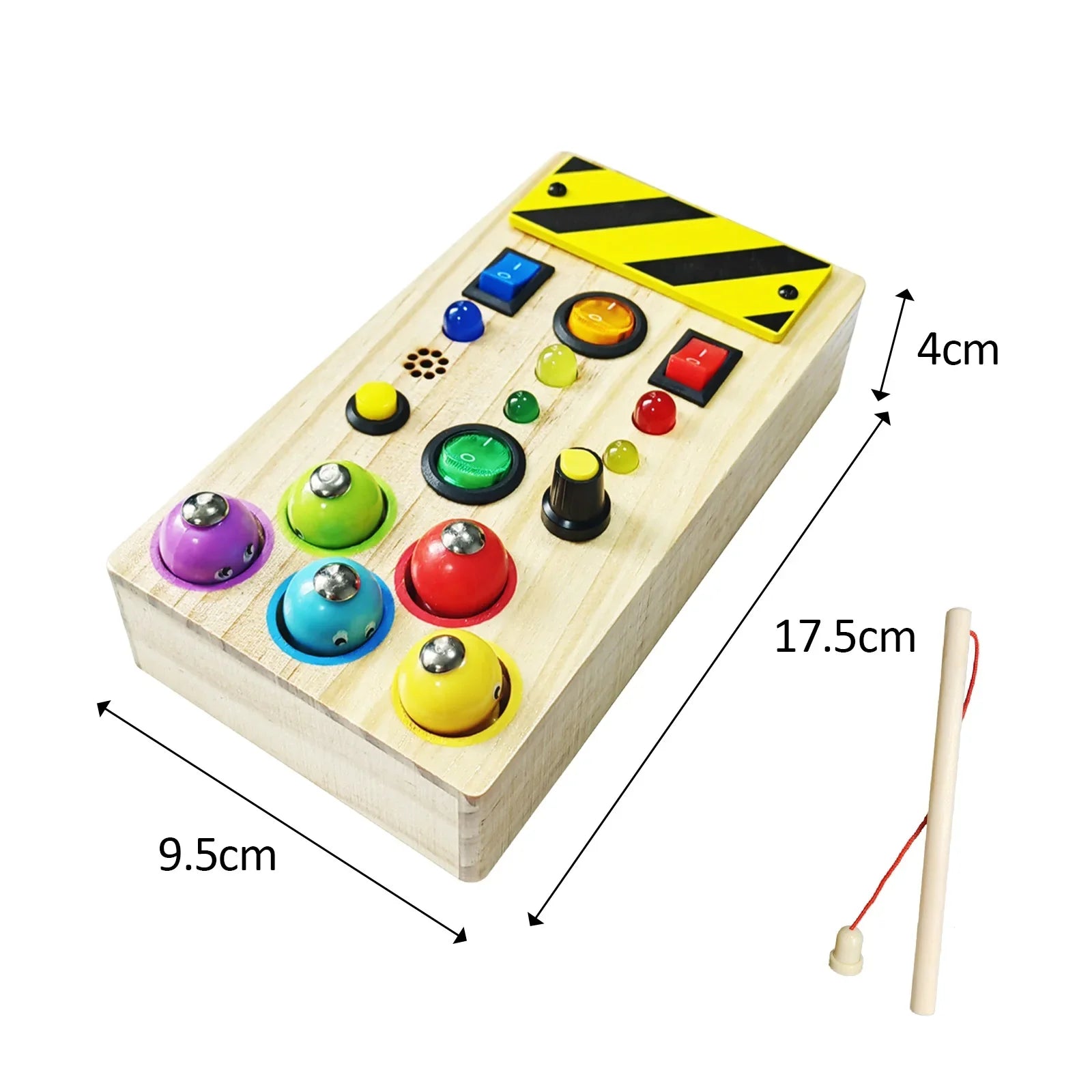 LED Light Switch Busy Board – Educational Toy for Toddlers