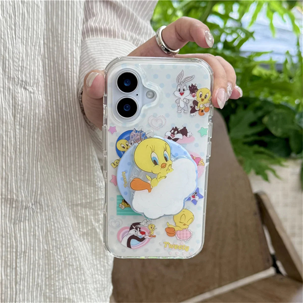 Funny Cute Duck Little Bird Magnetic Phone Case For iPhone
