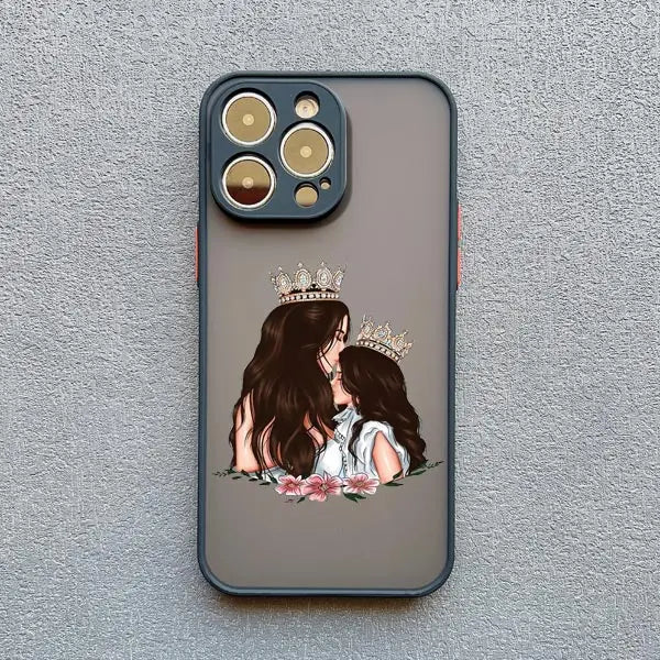 Super Mom Baby Girl Son Phone Case For iPhone