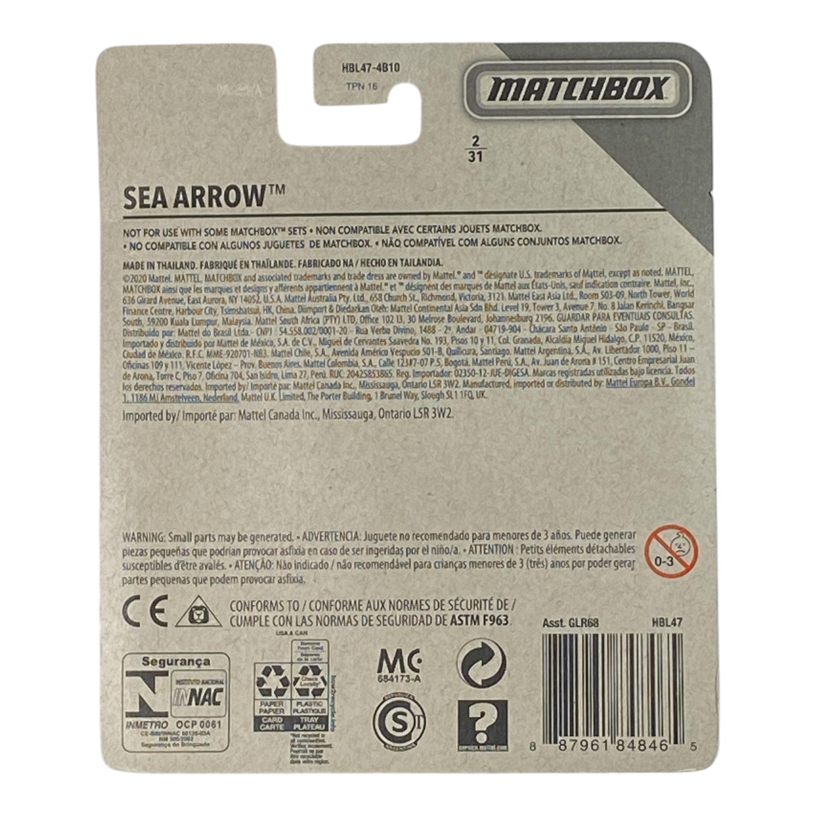 Matchbox Sea Arrow - Sky Busters Series 2/31