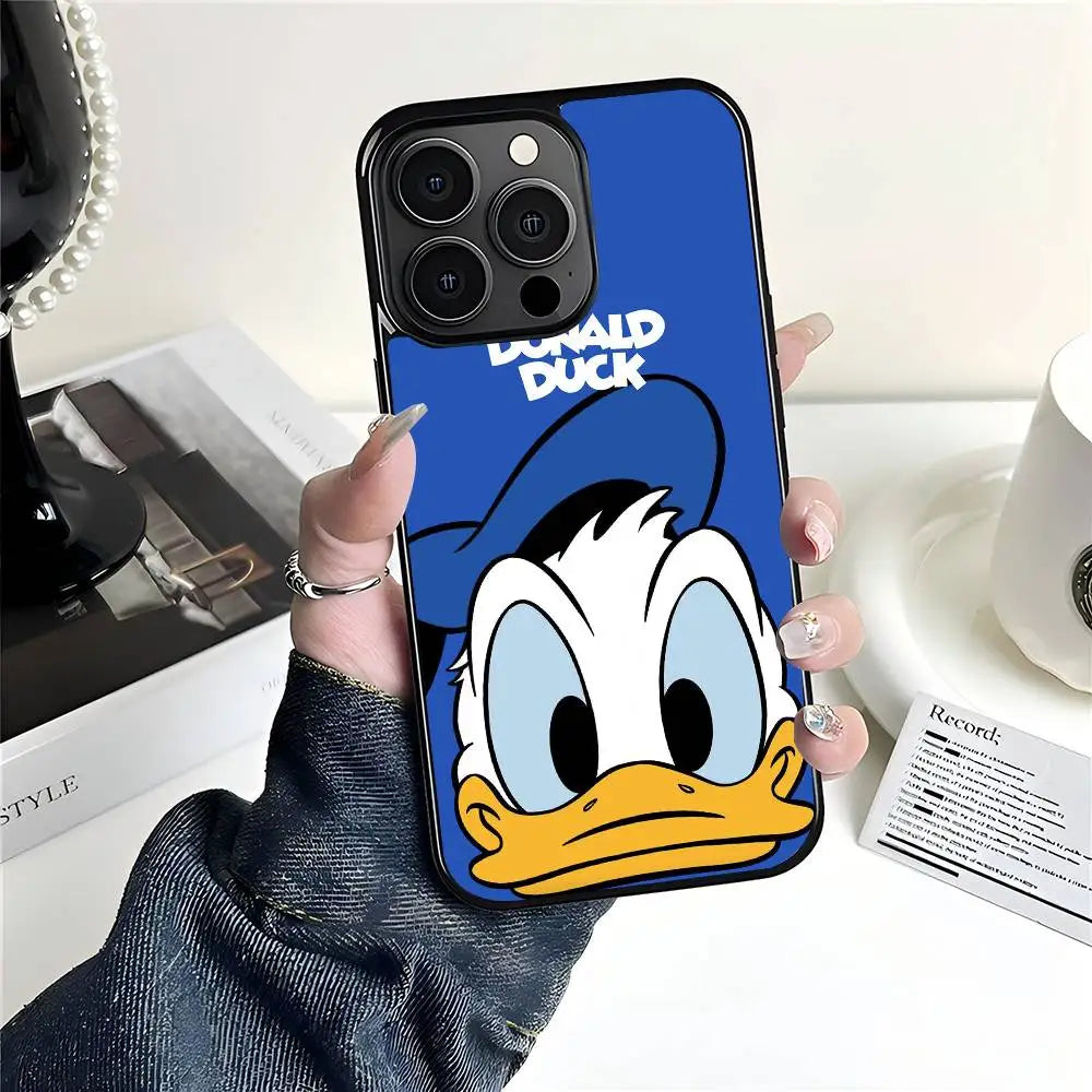 Cartoon Donald Duck Blue Phone Case Suitable For iPhone