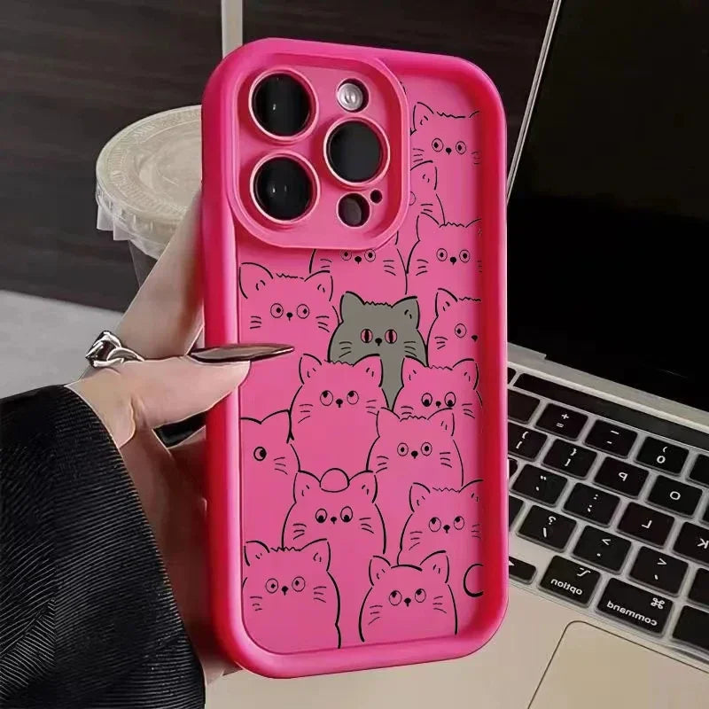 Original Funny Cat Women Phone Case