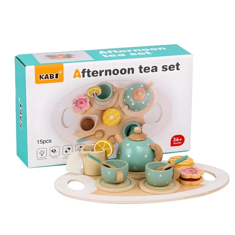 Kids Afternoon Tea Play Set – Pretend Play Kitchen Toy for Girls