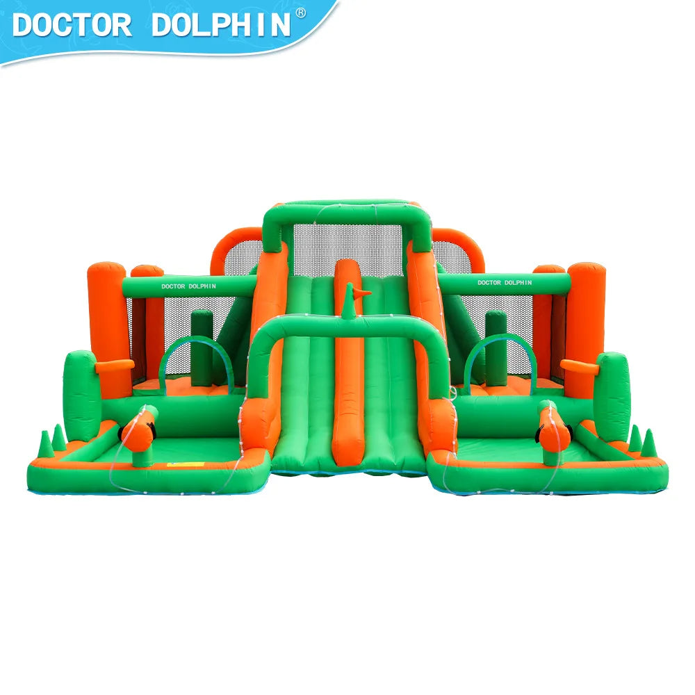 Premium Outdoor Inflatable Bounce House with Water Slide