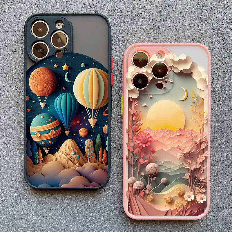 Printing Landscape Phone case For iPhone
