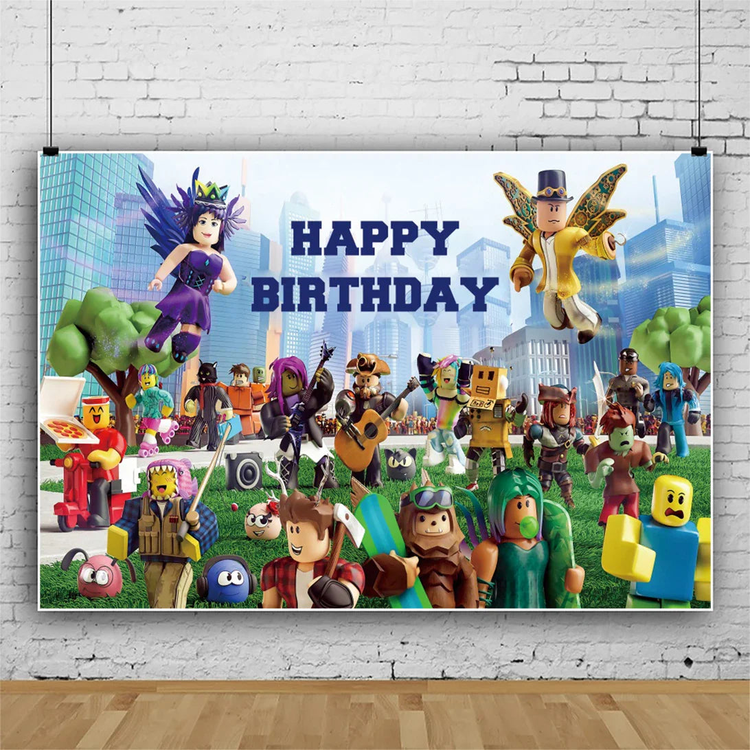 Roblox Birthday Party Decor Set