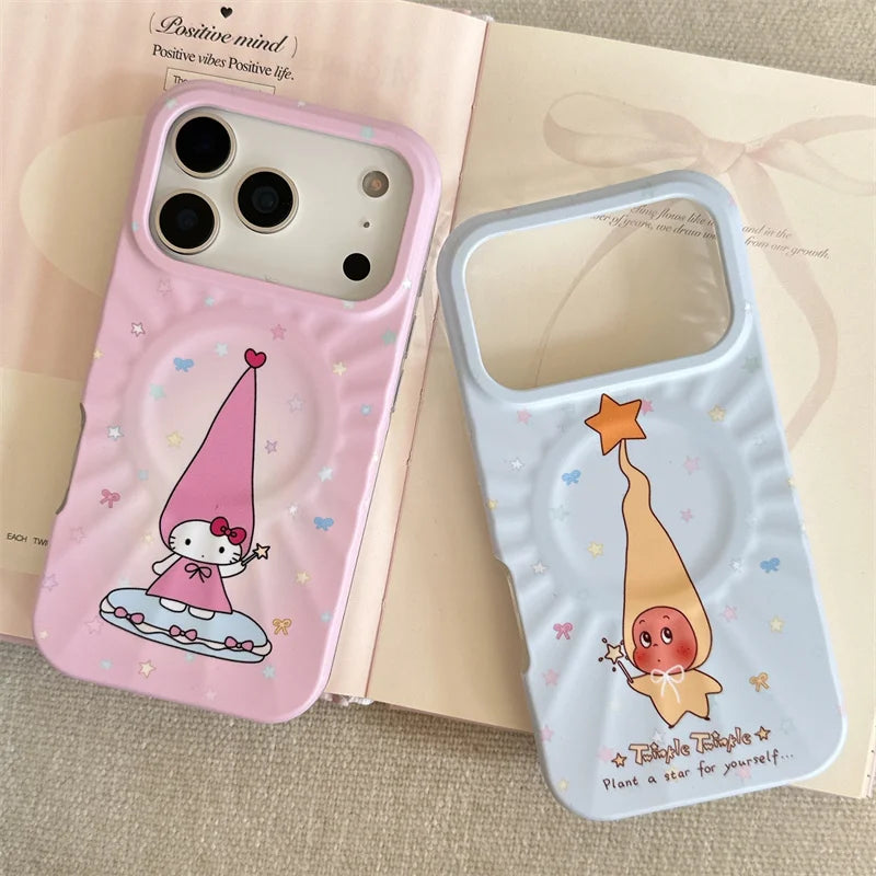 Fashion Cute Star Hellokitty Phone Case For iPhone
