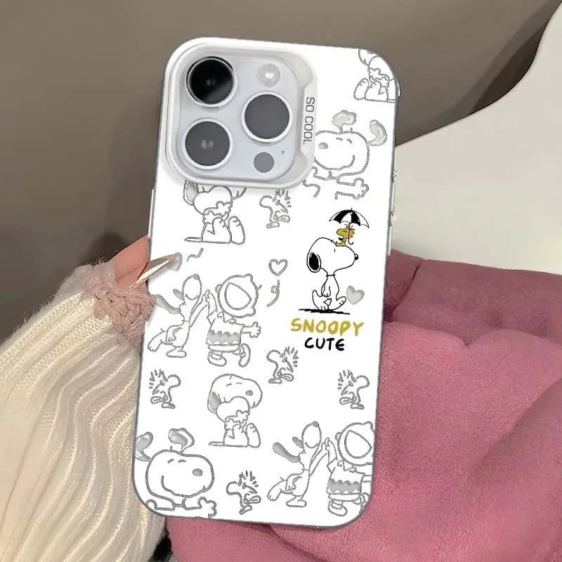 Lovely Snoopy Cartoon Case For iPhone