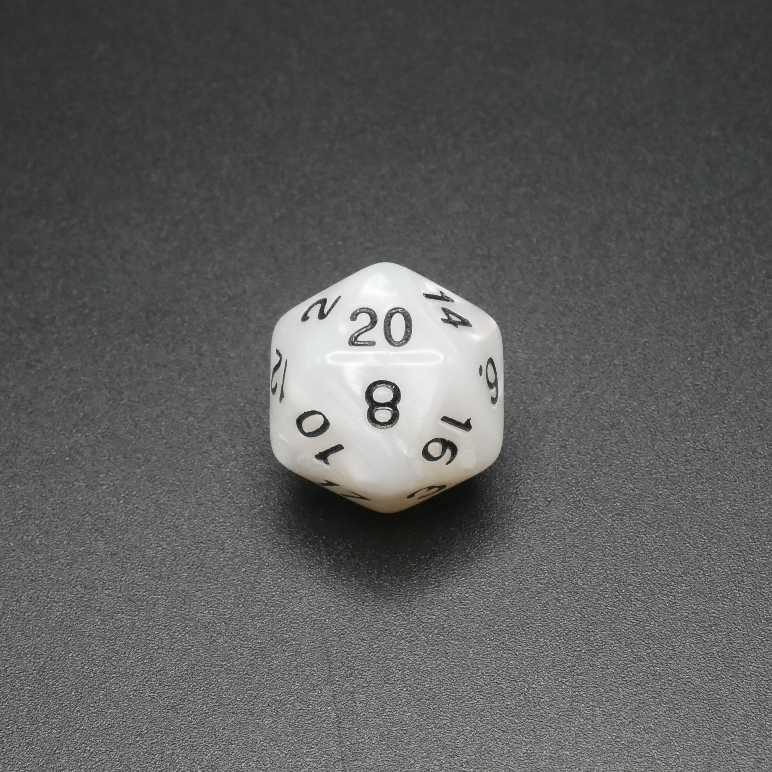 Snowy Owl - 7 Piece DnD Dice Set | Acrylic RPG Gaming Dice