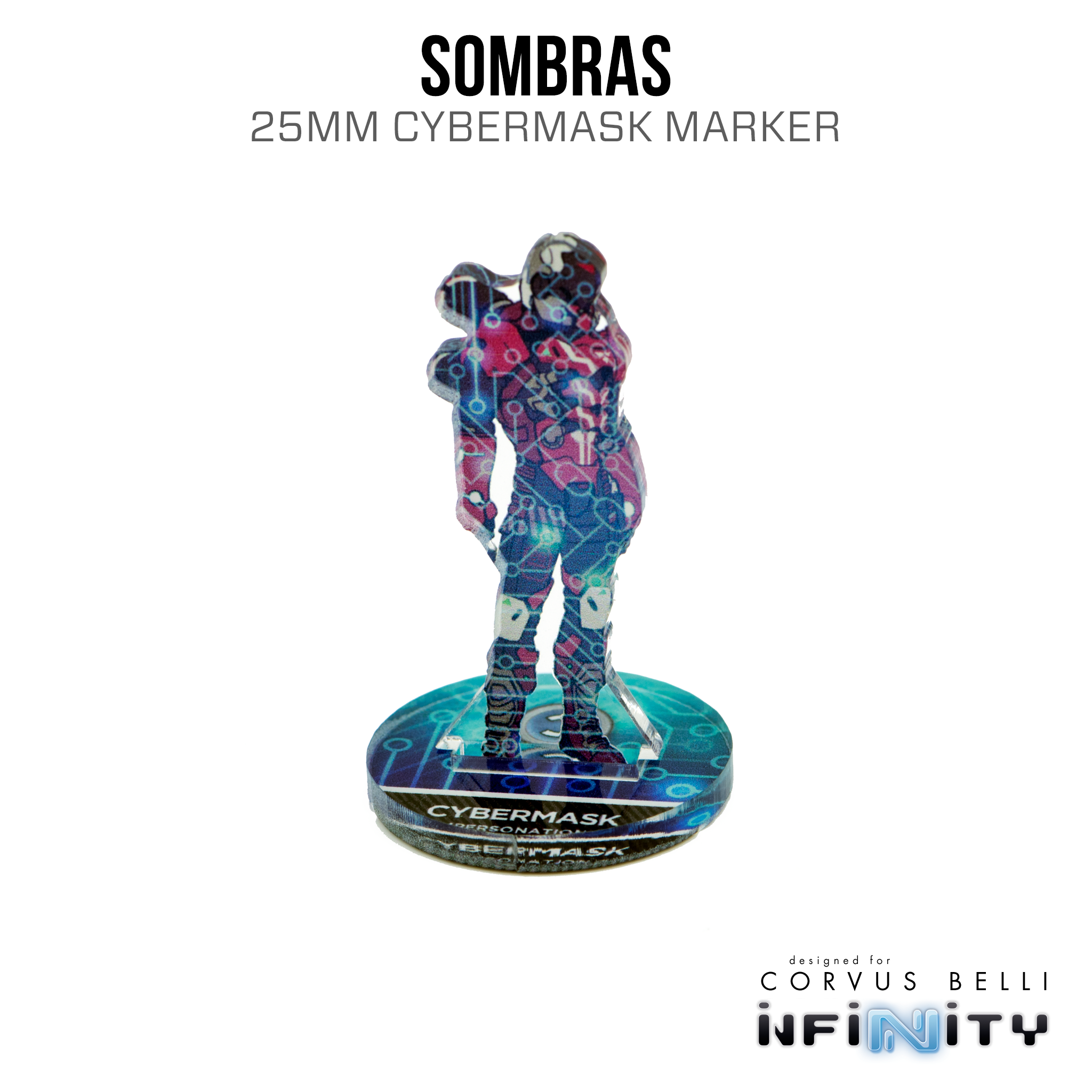 Infinity 3D Markers: Sombras (25mm Cybermask)