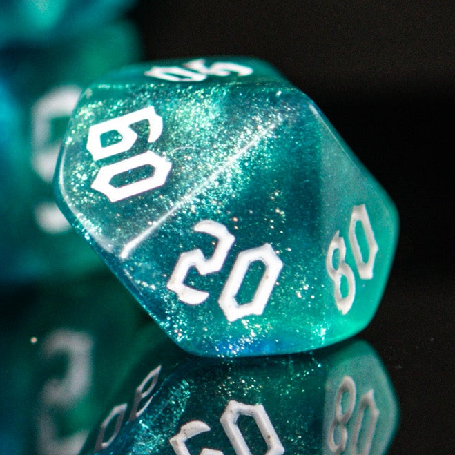 Sorcerer Class Acrylic Dice Set