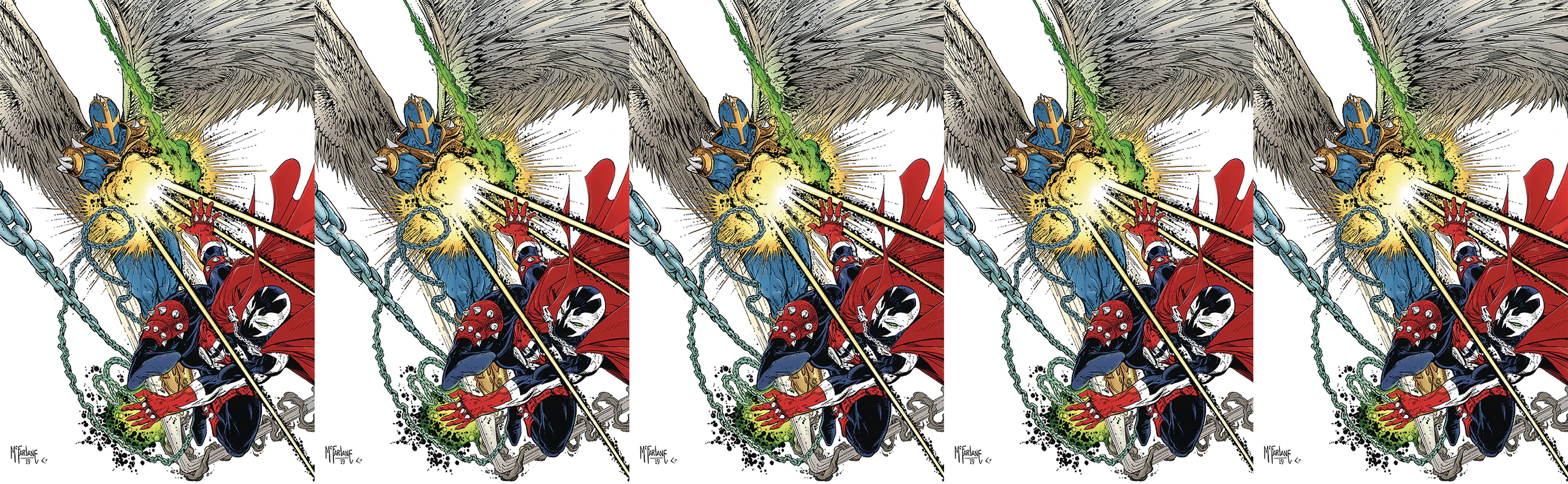 SPAWN #298 B Todd MCFARLANE VIRGIN Amazing Spider-Man 298 Homage Variant (06/26/2019) IMAGE