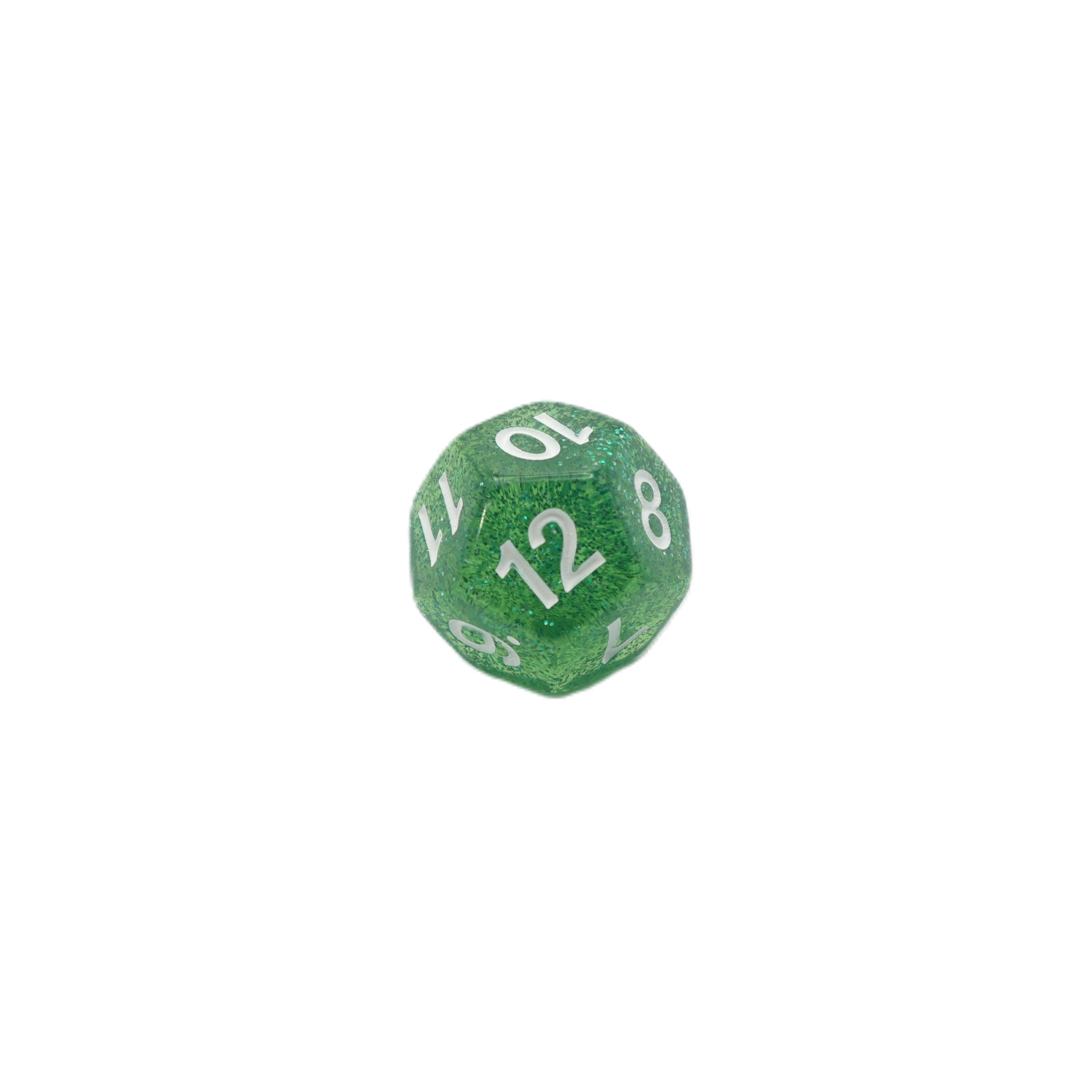 Spearmint Drop - 7 Piece DnD Dice Set | Acrylic RPG Gaming Dice