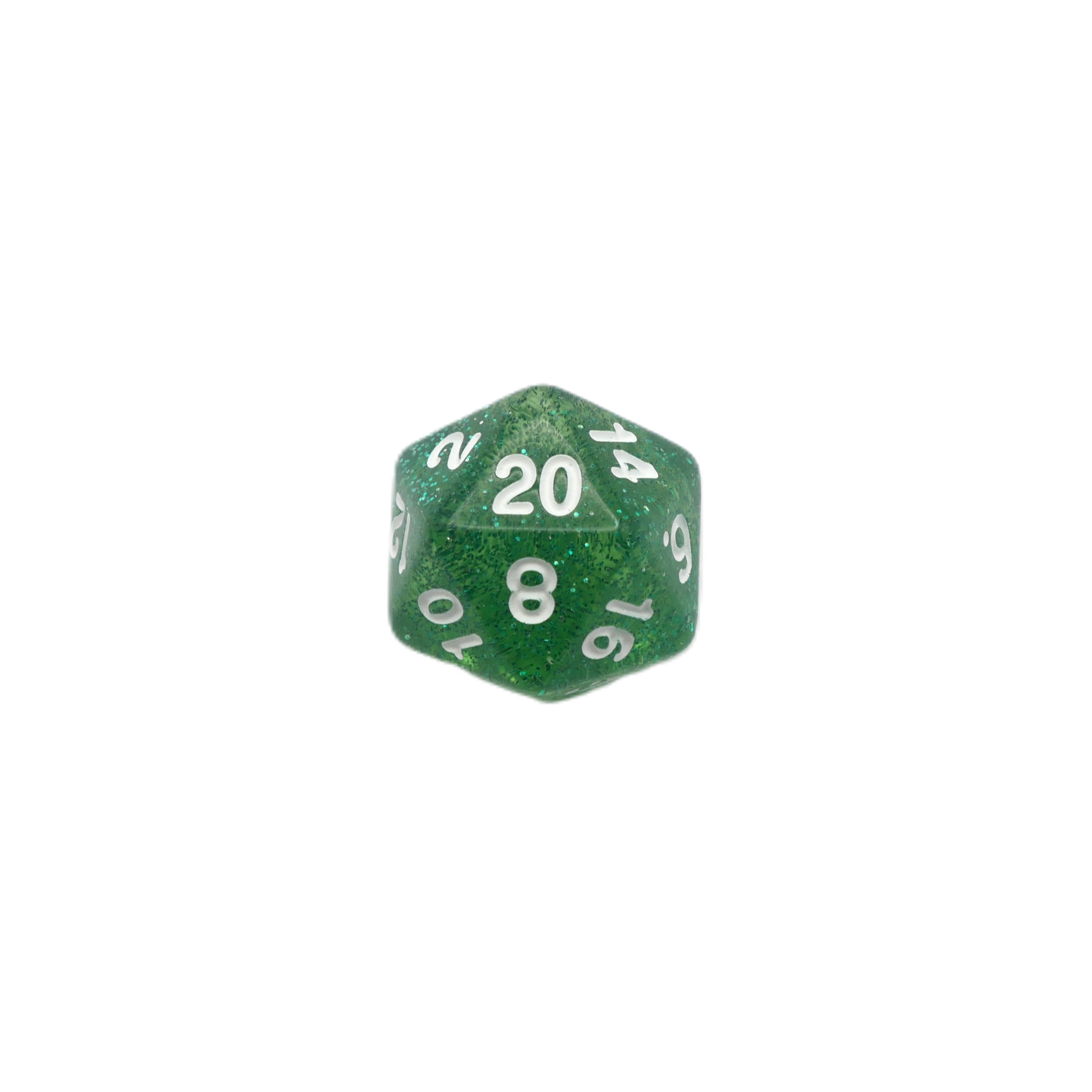Spearmint Drop - 7 Piece DnD Dice Set | Acrylic RPG Gaming Dice