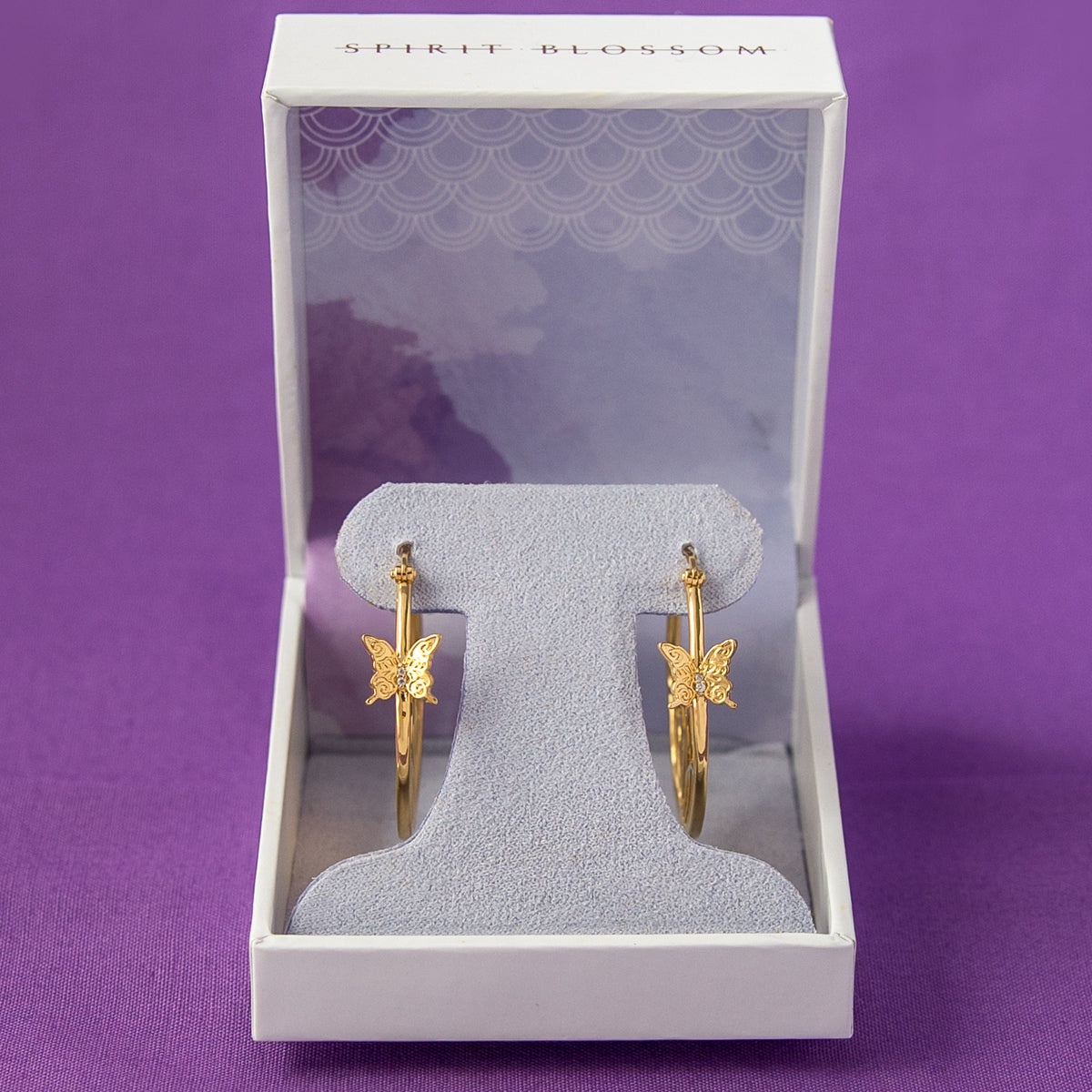 League of Legends X RockLove SPIRIT BLOSSOM Syndra Hoop Earrings