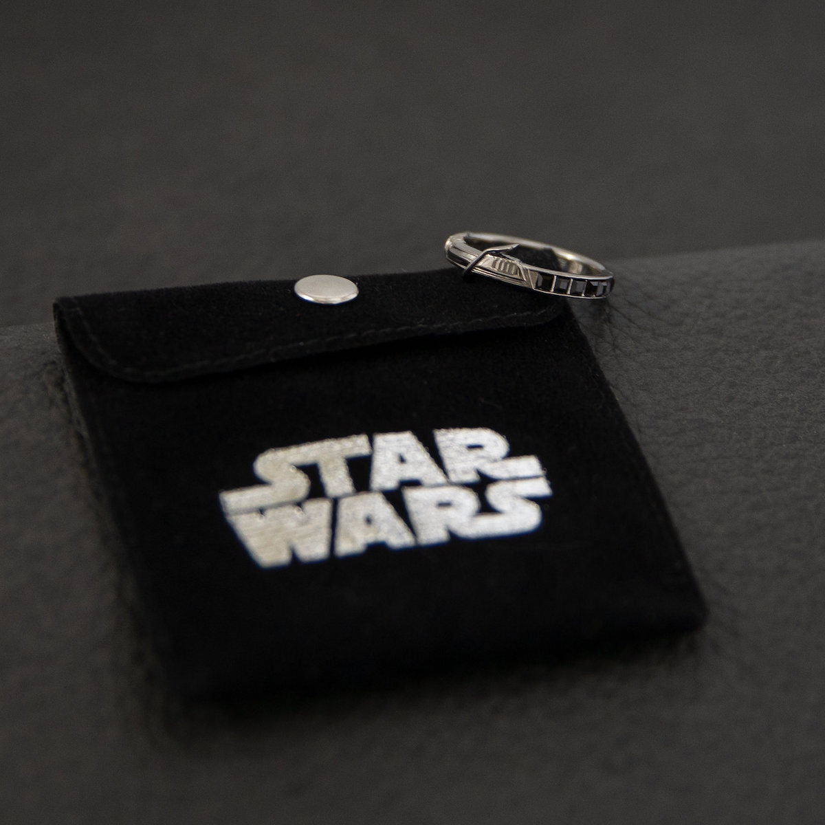 Star Wars X RockLove Darksaber Crystal Lightsaber Ring