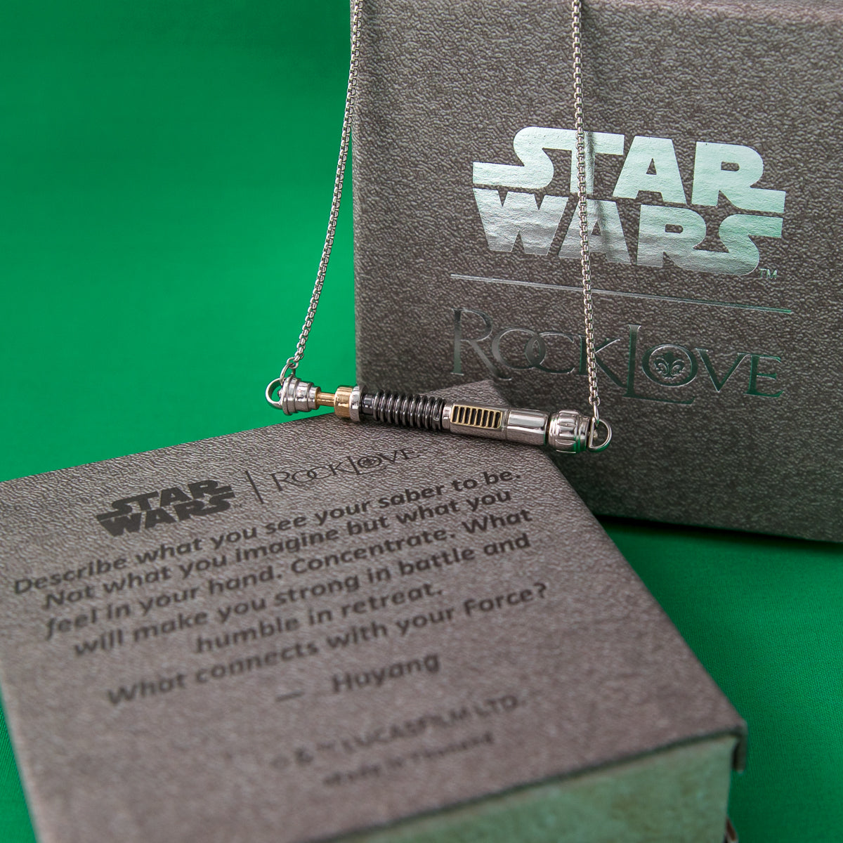 Star Wars X RockLove LIGHTSABER WORKSHOP Luke Skywalker Lightsaber Necklace