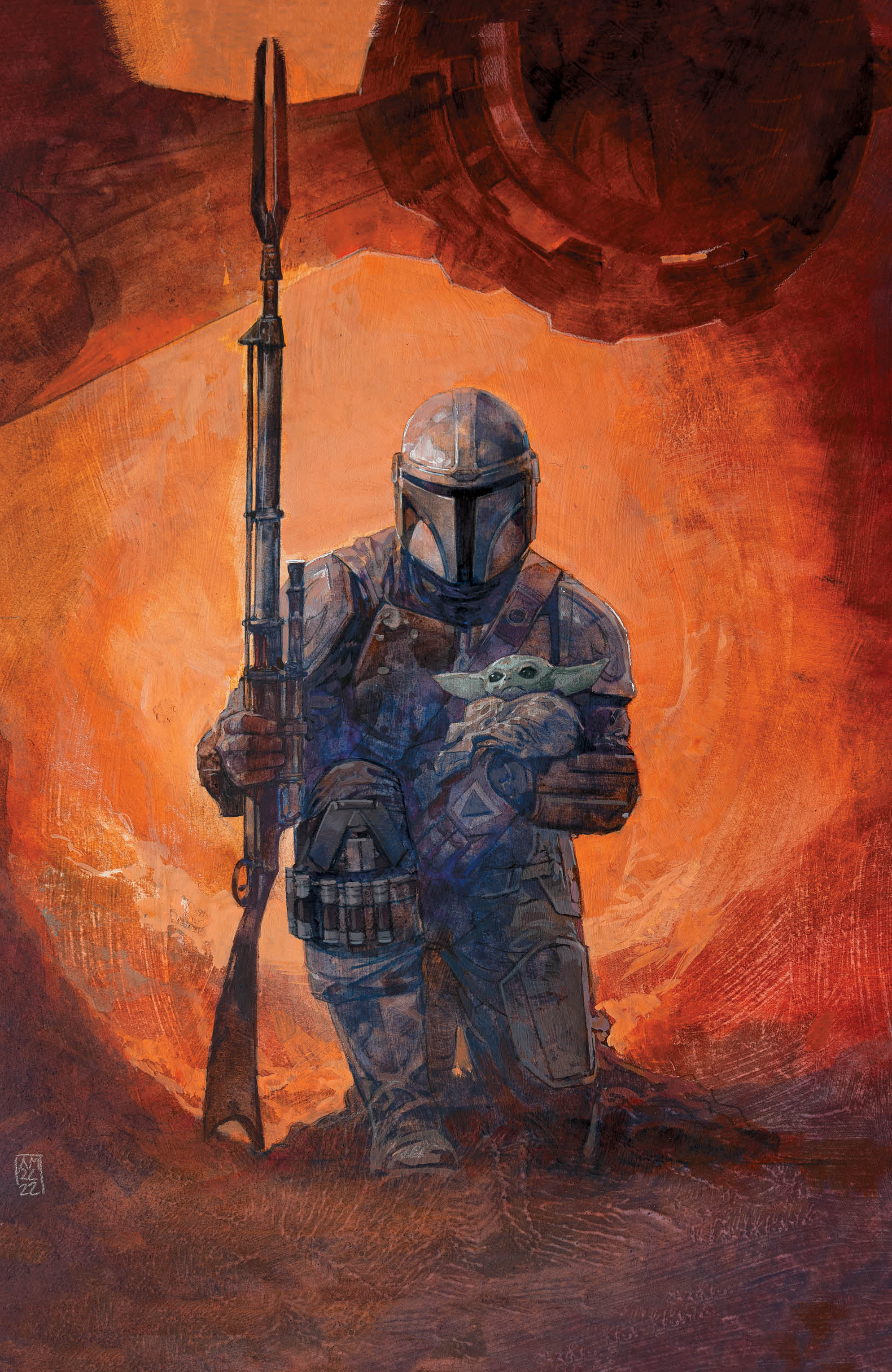 Star Wars Mandalorian #1 Alex Maleev Virgin Variant (07/13/2022) Marvel