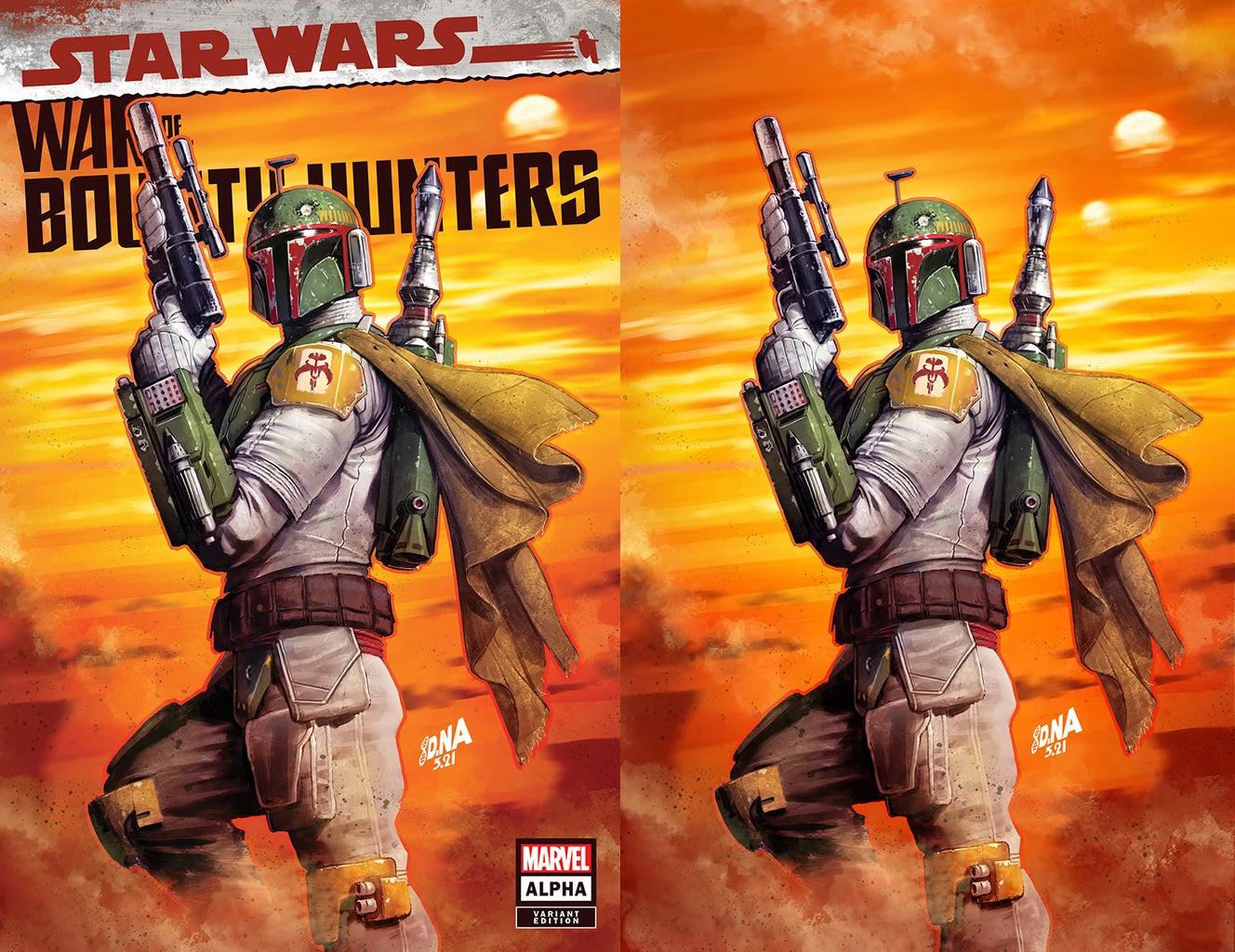 Star Wars War Bounty Hunters Alpha #1 David Nakayama Variant Boba Fett (05/12/2021) Marvel